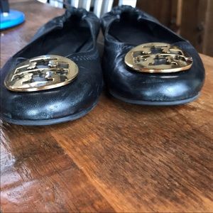 Tory  Burch black flats size 9.5